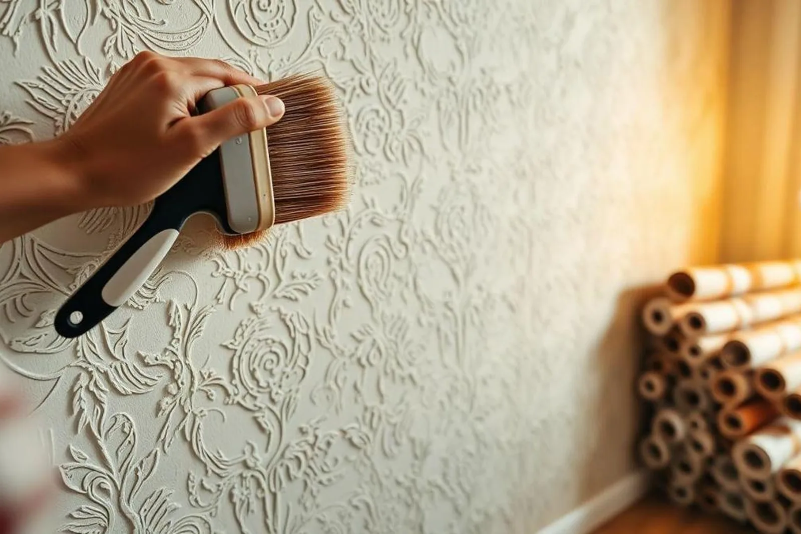 Preparation Steps For Wallpapering Textured Walls