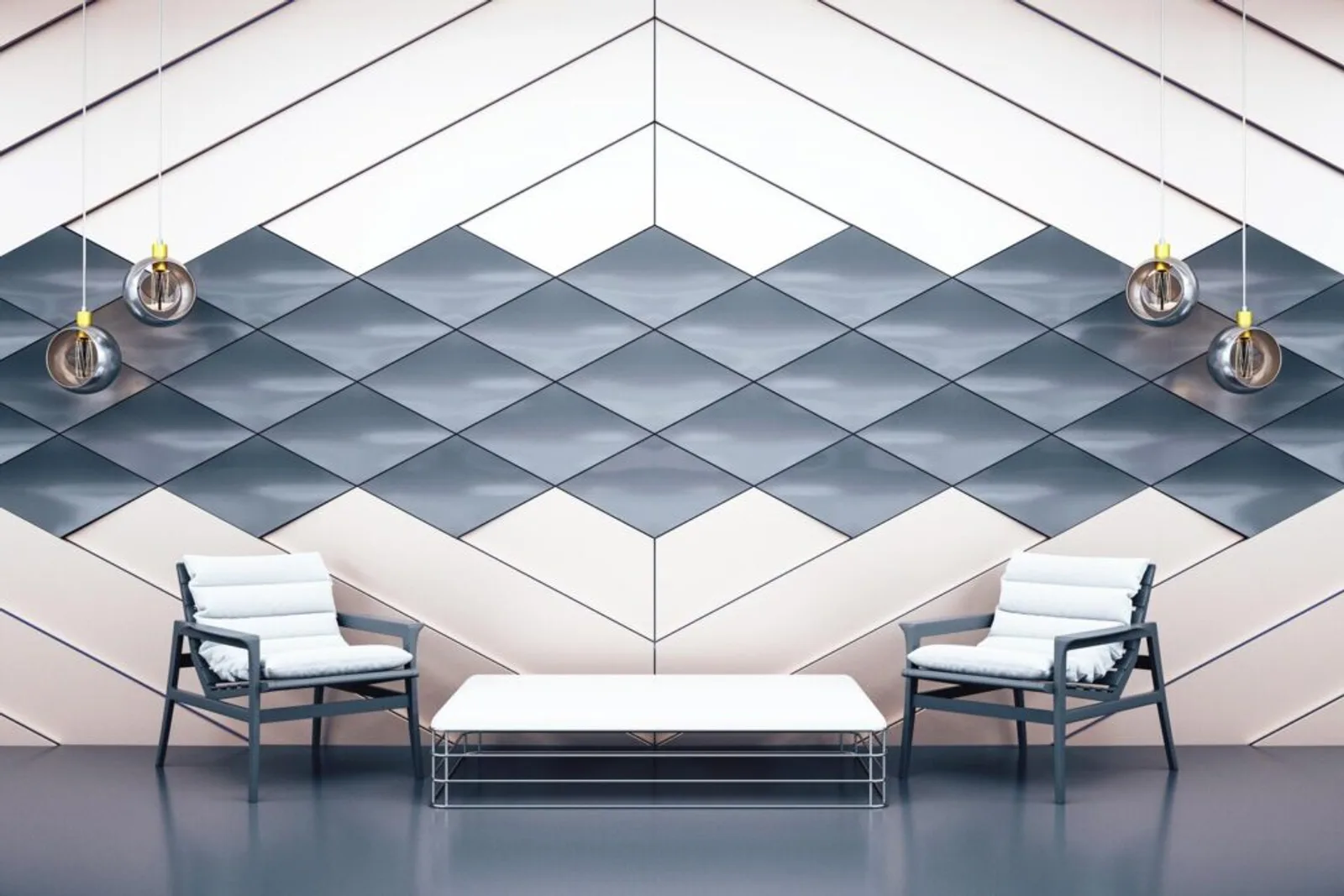 Modern Waiting Room With Two Chairs 670147 34987