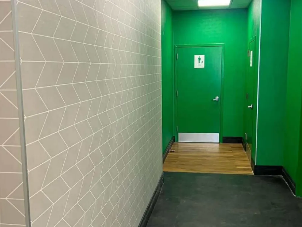 Commercial wallpaper installation project by RCP Wallpaper