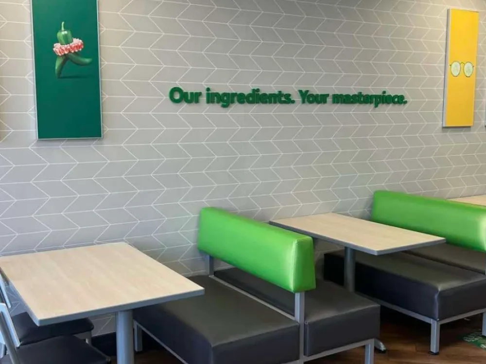 Commercial wallpaper installation project by RCP Wallpaper