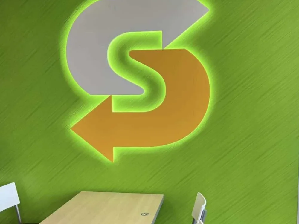 Commercial wallpaper installation project by RCP Wallpaper