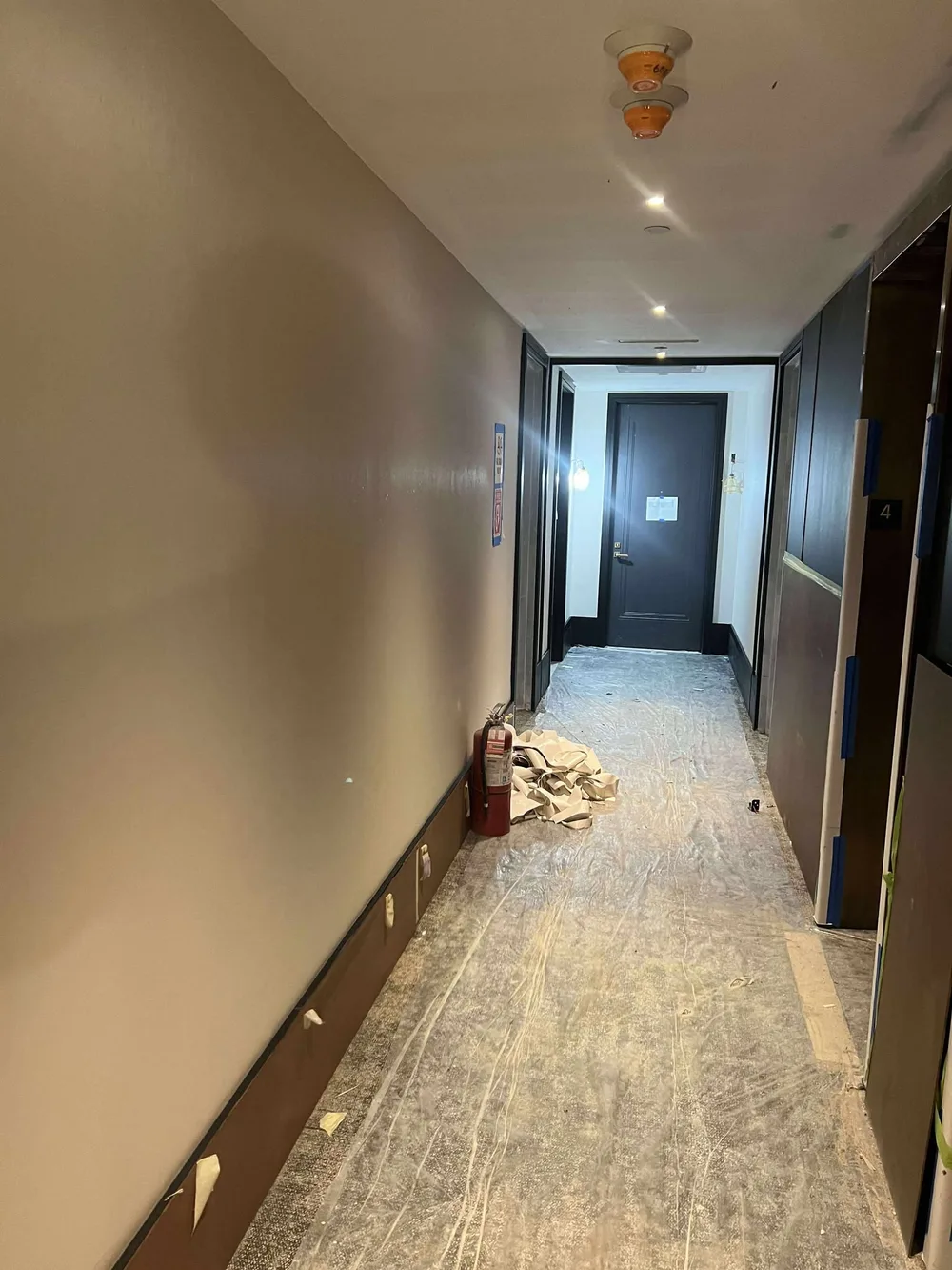 Commercial wallpaper installation project by RCP Wallpaper