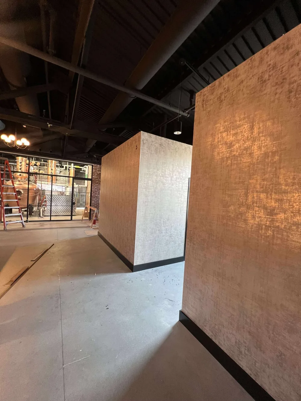 Commercial wallpaper installation project by RCP Wallpaper
