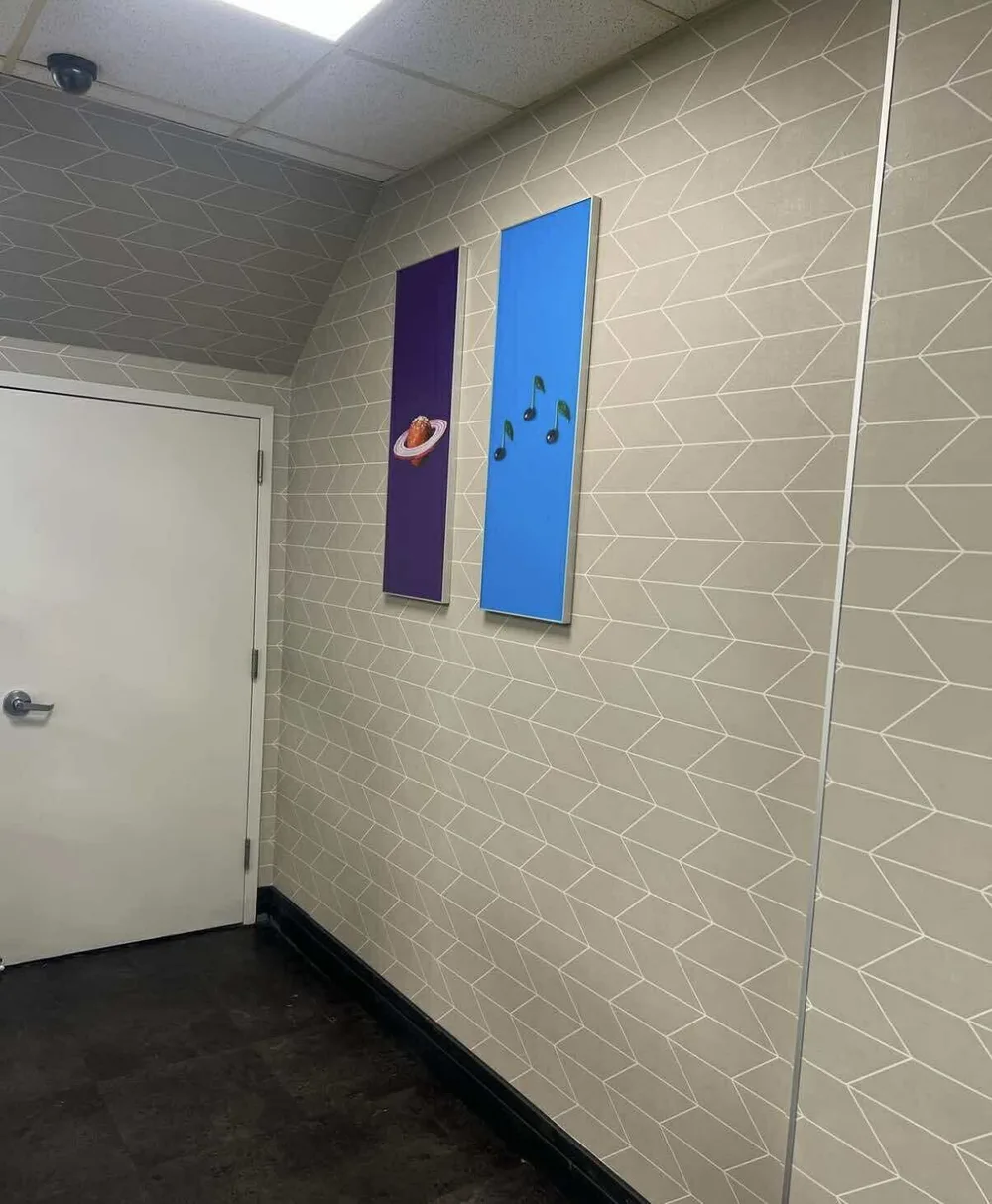 Commercial wallpaper installation project by RCP Wallpaper