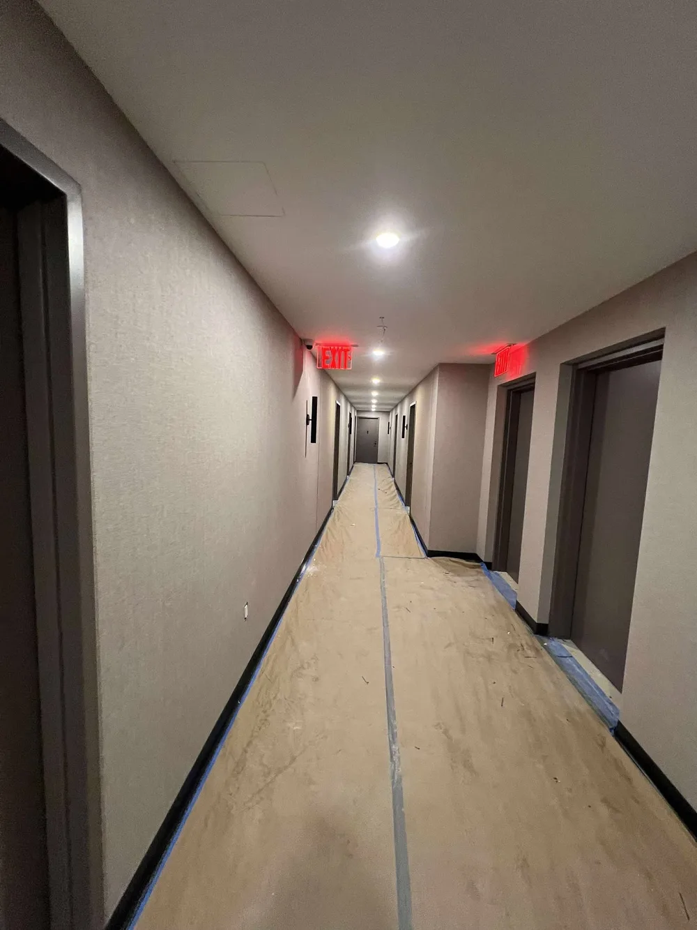 Commercial wallpaper installation project by RCP Wallpaper