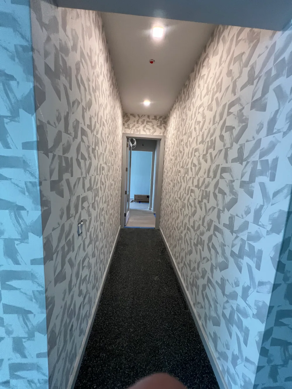 Commercial wallpaper installation project by RCP Wallpaper