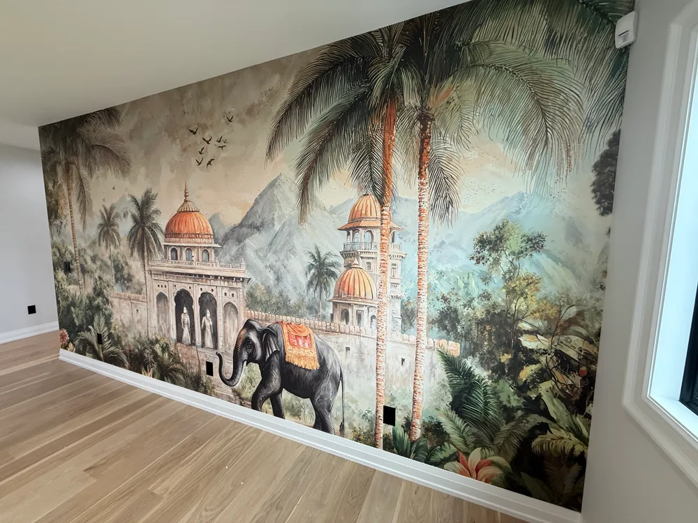 Commercial wallpaper installation project by RCP Wallpaper