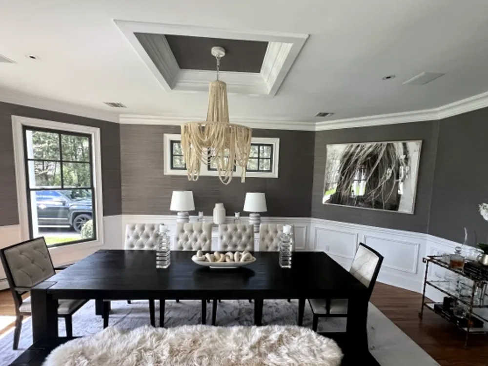 Residential wallpaper installation project by RCP Wallpaper