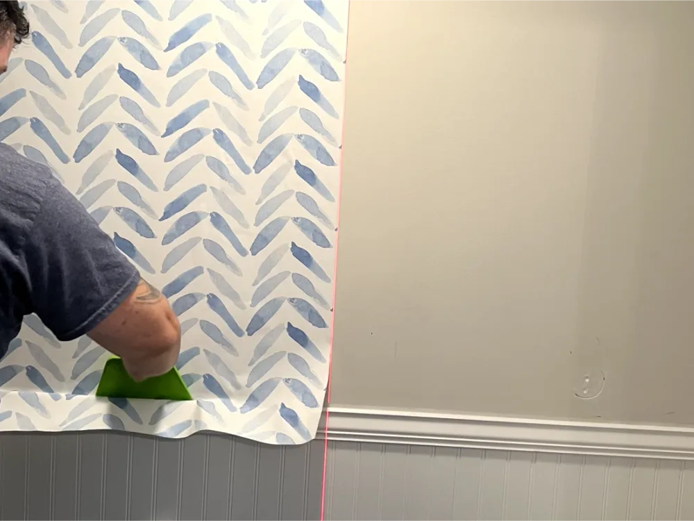 Residential wallpaper installation project by RCP Wallpaper
