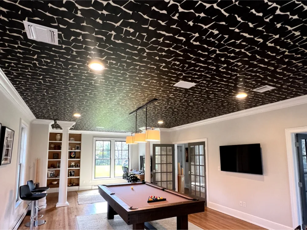 Residential wallpaper installation project by RCP Wallpaper