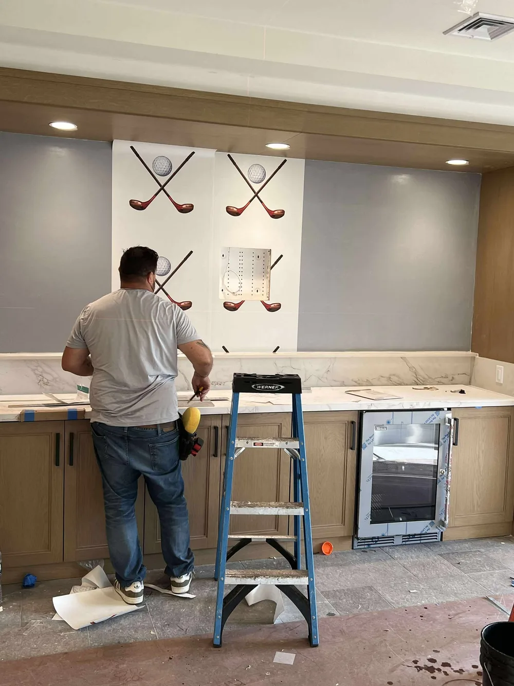 Residential wallpaper installation in New Jersey