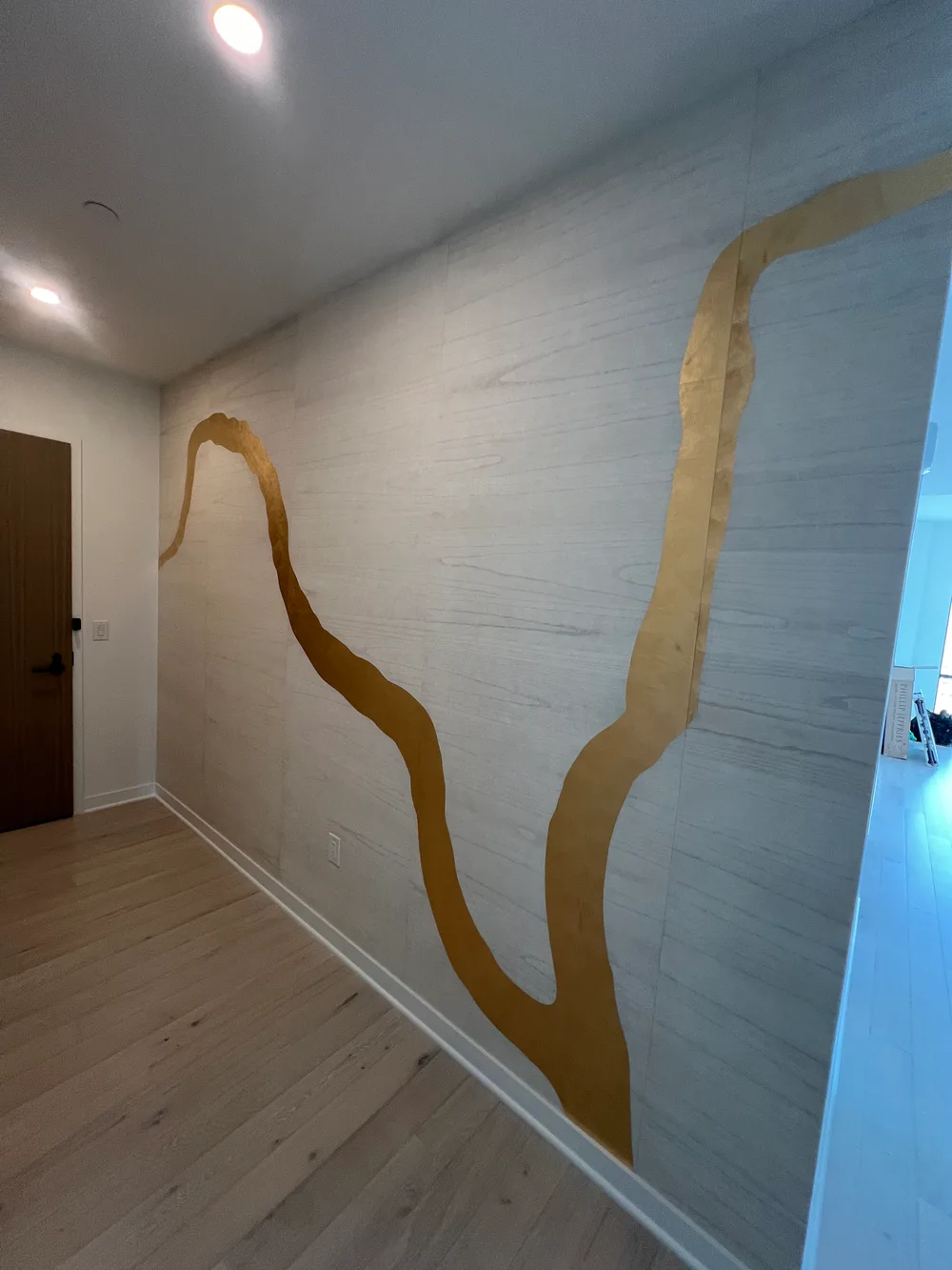 Residential wallpaper installation project by RCP Wallpaper