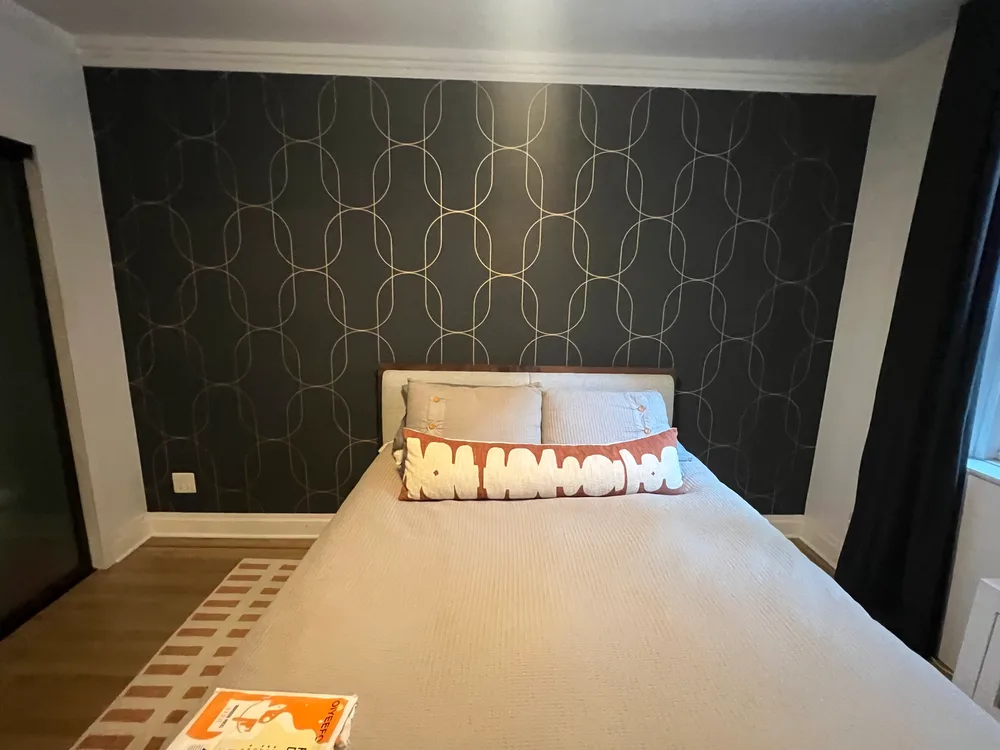 Residential wallpaper installation project by RCP Wallpaper