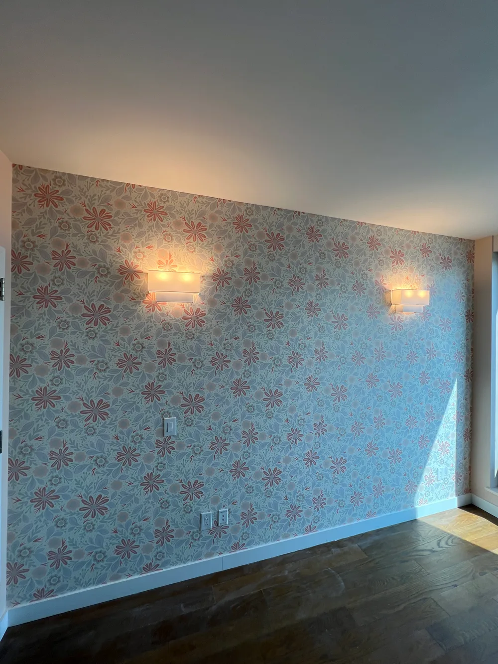Residential wallpaper installation project by RCP Wallpaper