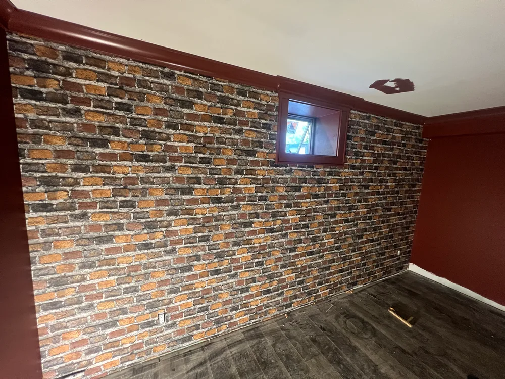 Residential wallpaper installation project by RCP Wallpaper