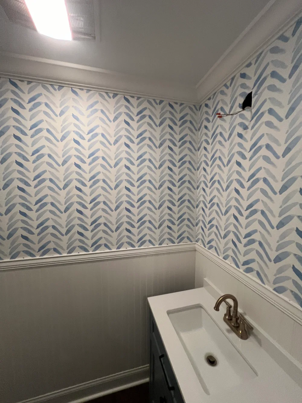 Residential wallpaper installation project by RCP Wallpaper