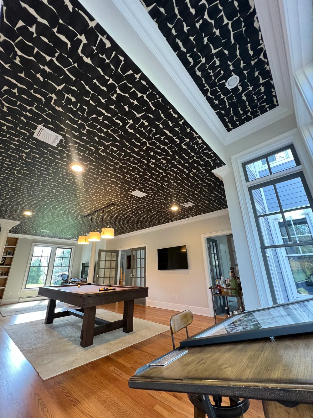 Residential wallpaper installation project by RCP Wallpaper