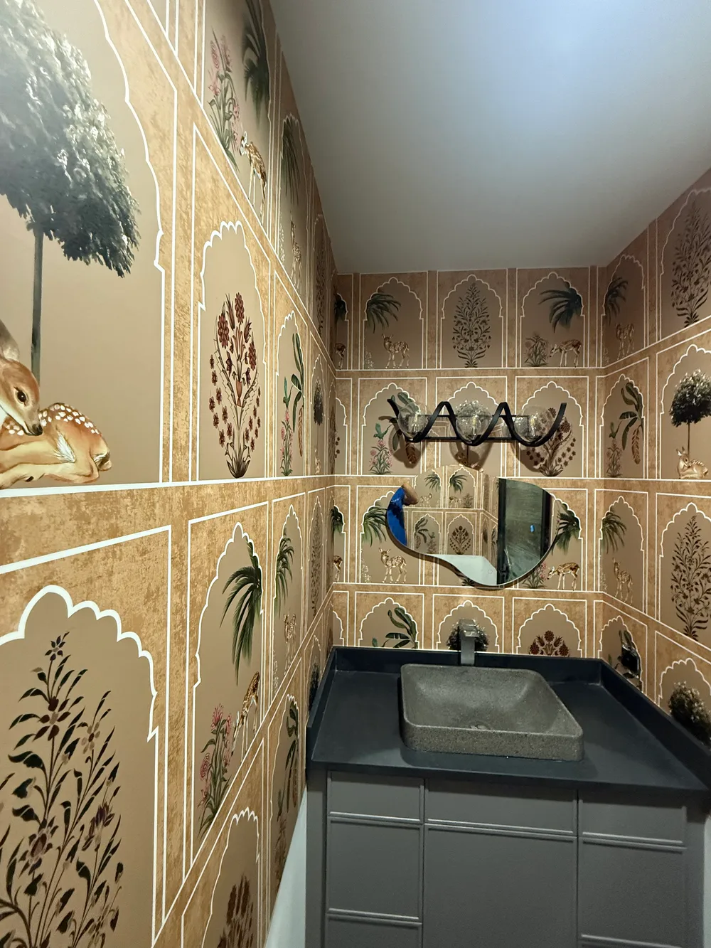 Residential wallpaper installation project by RCP Wallpaper