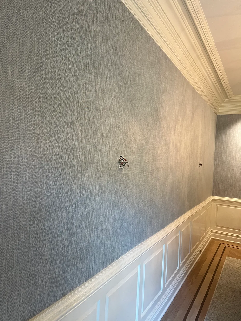 Residential wallpaper installation project by RCP Wallpaper