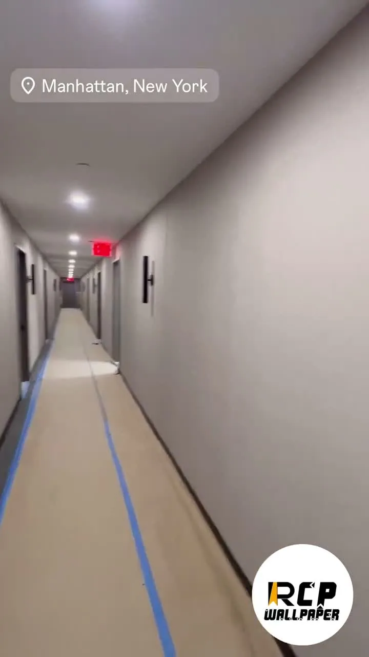 Commercial wallpaper installation in New York