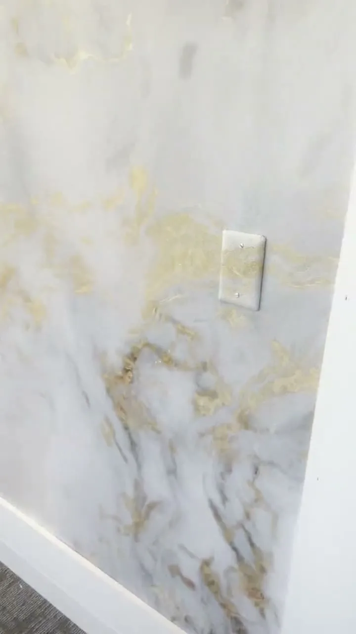 Residential wallpaper installation