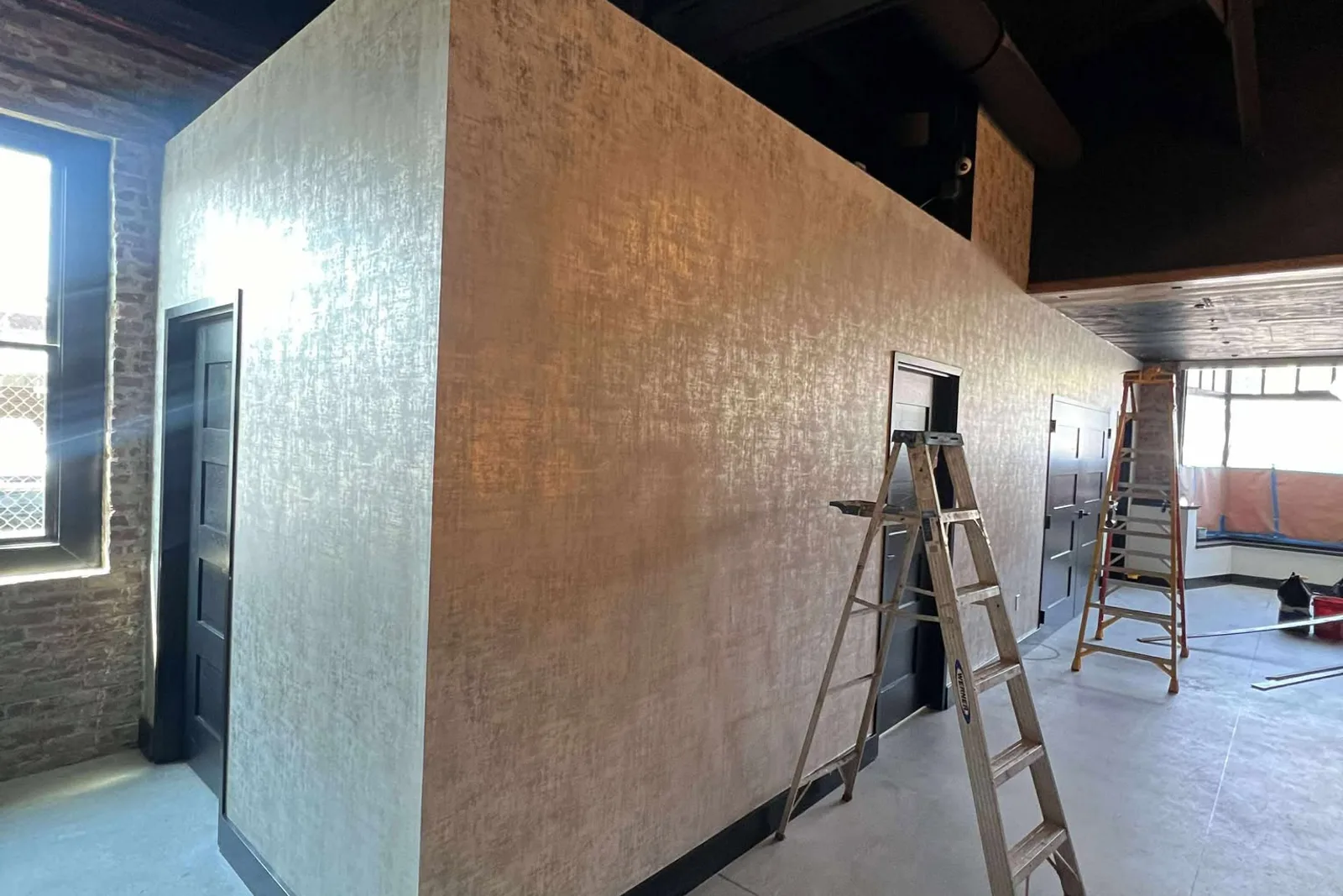 RCP Wallpaper installer at work in a residential room